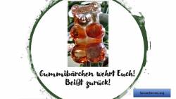 lustiger Spruch Gummibärchen