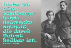 lustige Karte mit Spruch Liebe, Hochzeit, Paar