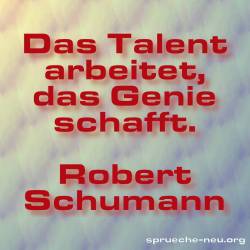 lustiger Spruch Talent, Genie